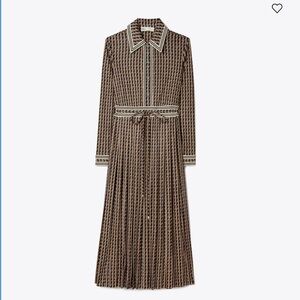 Tory Burch BASKETWEAVE KNIT SHIRTDRESS